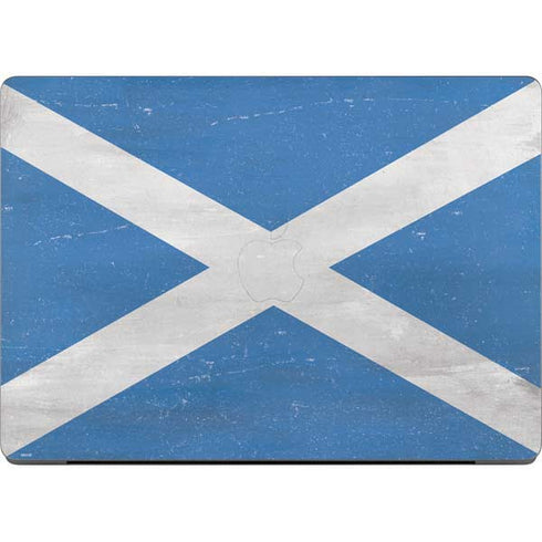 Scotland Flag Distressed Apple MacBook Pro 14-inch Skin